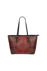 Mandala Leather Tote Bag/Small - Objet D'Art