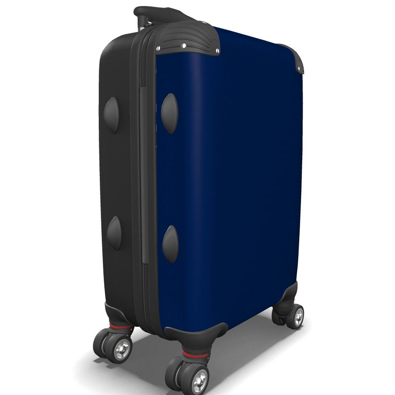 Morning Glory Blue Suitcase - Objet D'Art