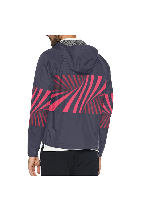 Winter Illusion All Over Print Windbreaker for Men (Model H23) - Objet D'Art