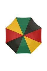 Pan African Colors Semi-Automatic Foldable Umbrella - Objet D'Art