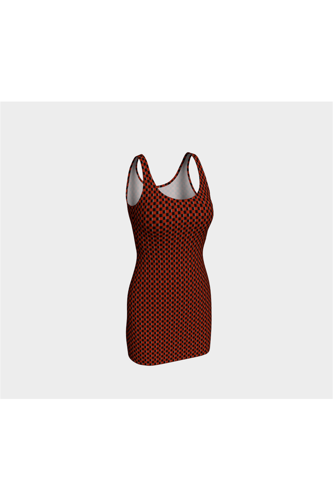 Grid Bodycon Dress - Objet D'Art