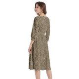 Boat Neck Belted Flared Dress - Objet D'Art