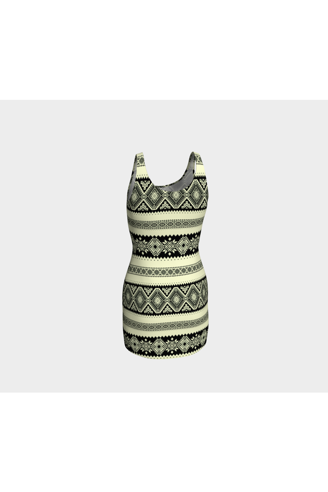 Arabesque Bodycon Dress - Objet D'Art