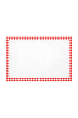 Mantel de lino de algodón a cuadros 60 "x 90" - Tienda minorista en línea Objet D'Art