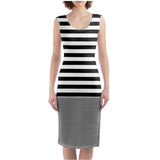 Striped Bodycon Dress - Objet D'Art