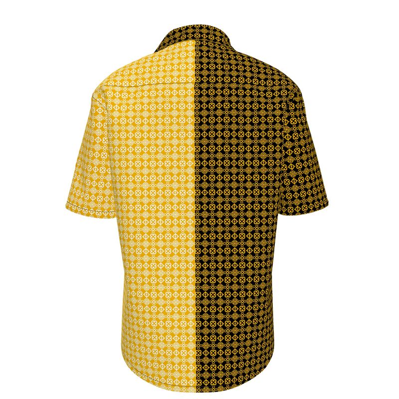 Adinkra Vibes Mens Short Sleeve Shirt - Objet D'Art