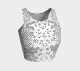 Snakeskin Athletic Crop Top - Objet D'Art