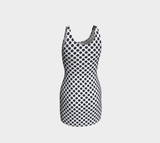 Polka Dot Bodycon Dress - Objet D'Art