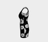 Floral Silhouetted Bodycon Dress - Objet D'Art