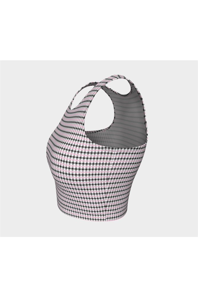 Pink Shepherd's Check Athletic Top - Objet D'Art