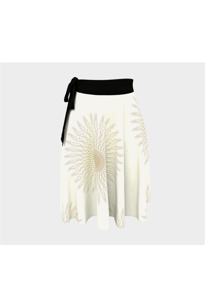 Creme Mandala Wrap Skirt - Objet D'Art