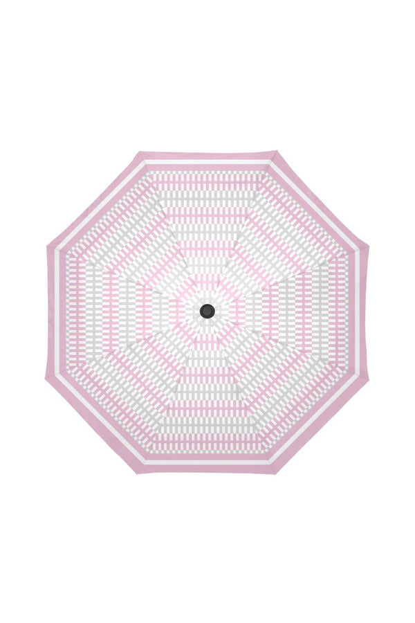 Pink Vintage-style Auto-Foldable Umbrella - Objet D'Art