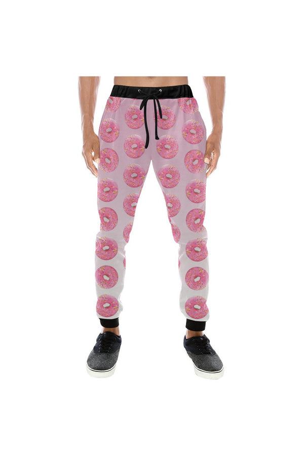 Doughnut Copy Me Men's All Over Print Sweatpants (Model L11) - Objet D'Art