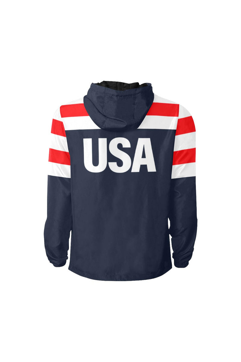 USA - SLV 3 All Over Print Quilted Windbreaker for Men (Model H35) - Objet D'Art