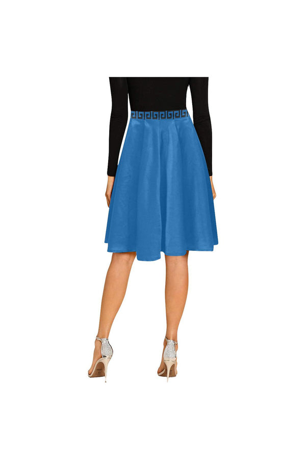 Greek Key Melete Pleated Midi Skirt - Objet D'Art