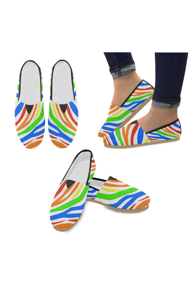 Rainbow Unisex Casual Shoes - Objet D'Art