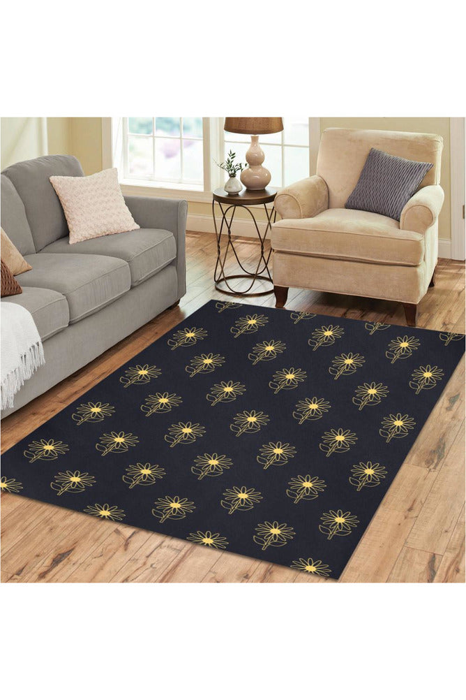 Army of Daisies Area Rug7'x5' - Objet D'Art