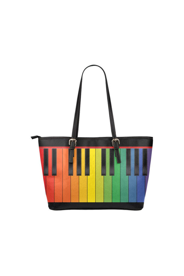 The Color of Music Leather Tote Bag/Small - Objet D'Art