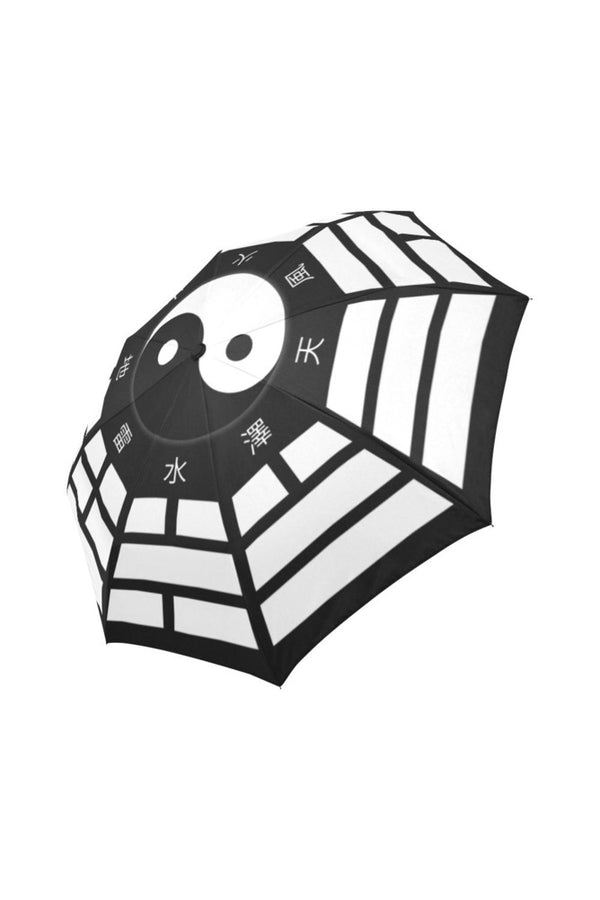 Yin and Zang Chinese Script Auto-Foldable Umbrella (Model U04) - Objet D'Art