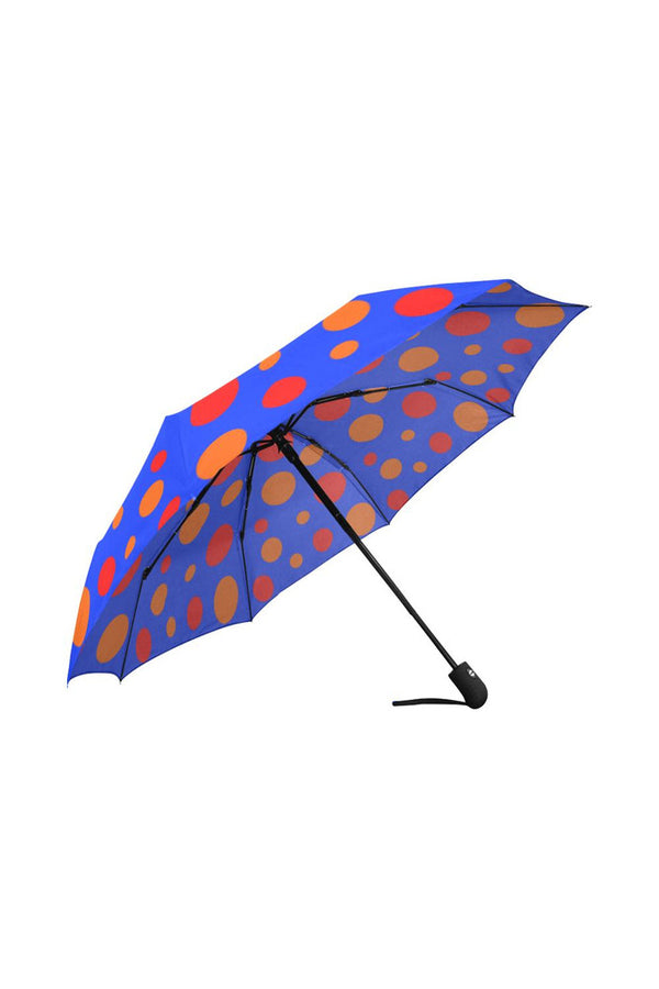Playful Polka-dots Auto-Foldable Umbrella (Model U04) - Objet D'Art