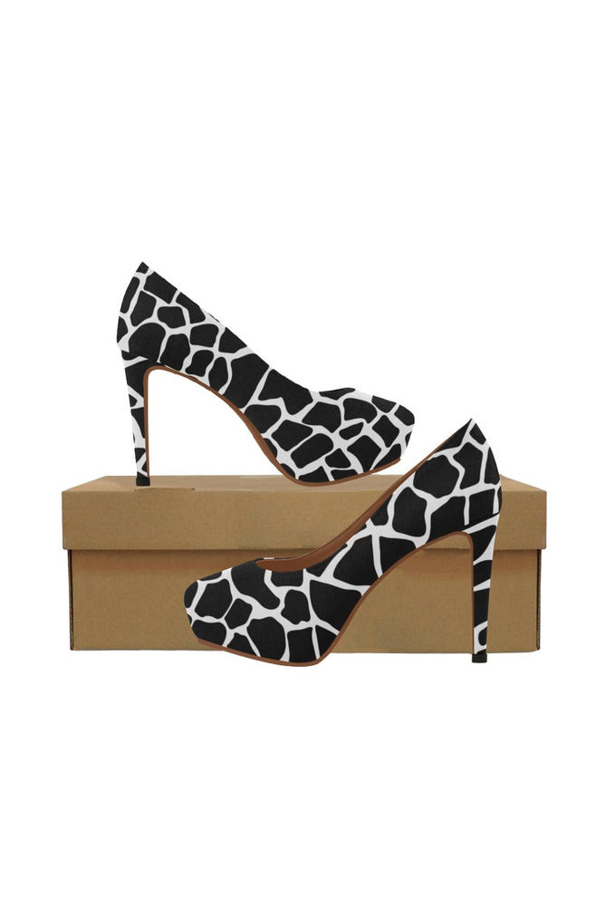 giraffe heel Women's High Heels (Model 044) - Objet D'Art