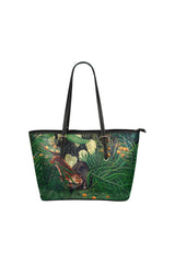 Tiger and Buffalo Leather Tote Bag/Small - Objet D'Art