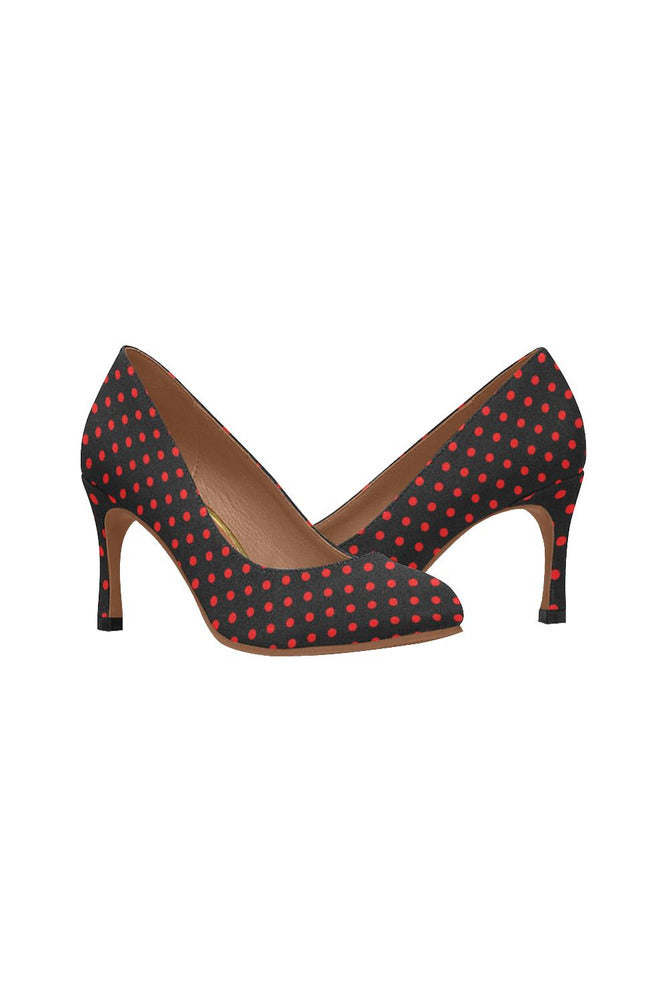 Red Polka-dot High Heels - Objet D'Art