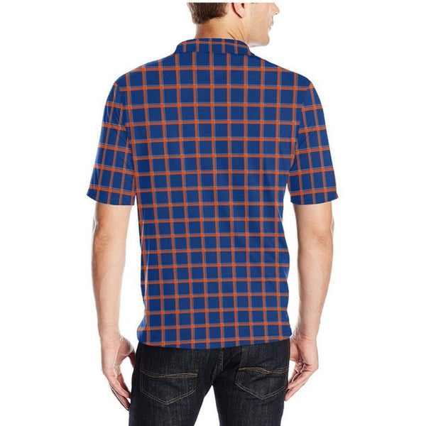 Put it in Plaid Men's Polo Shirt - Objet D'Art