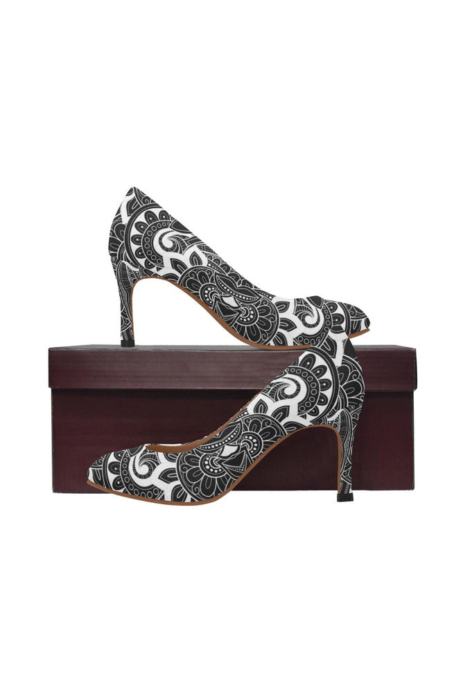 mandala Women's High Heels (Model 048) - Objet D'Art