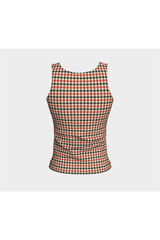 Plaid Fitted Tank Top - Objet D'Art