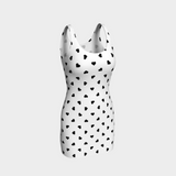 Hearts Bodycon Dress - Objet D'Art