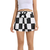 Piebald Pixels Women's Belted Short - Objet D'Art