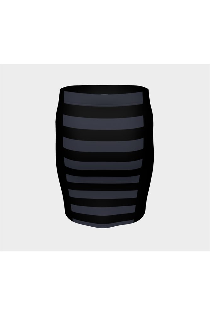 Striped Fitted Skirt - Objet D'Art