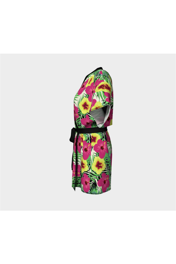 Floral Kimono Robe - Objet D'Art