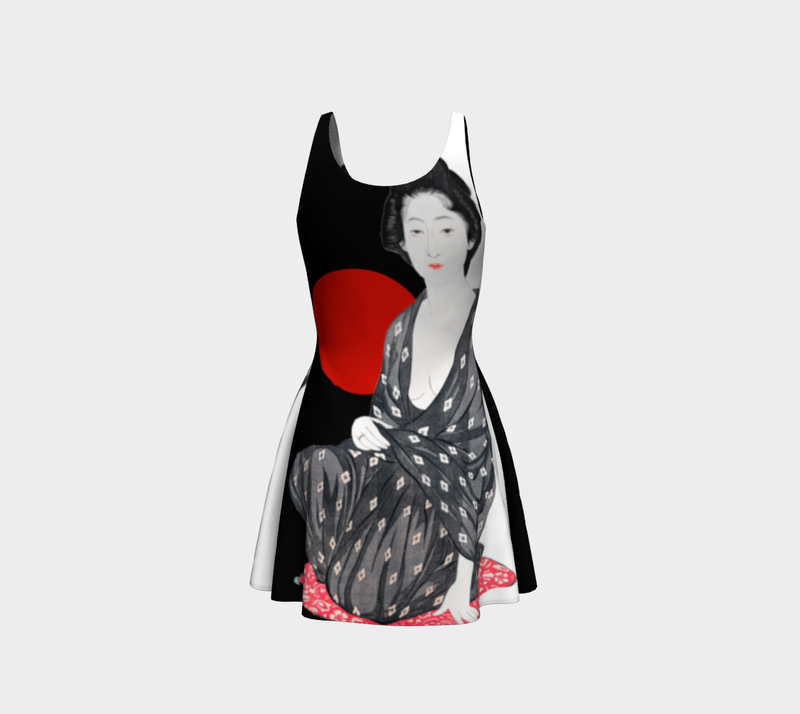 Geisha Twilight Flare Dress - Objet D'Art