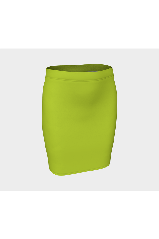 Lime Punch Fitted Skirt - Objet D'Art