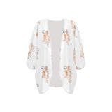 cheribum aloft smaller Women's Kimono Chiffon Cover Up (Model H51) - Objet D'Art