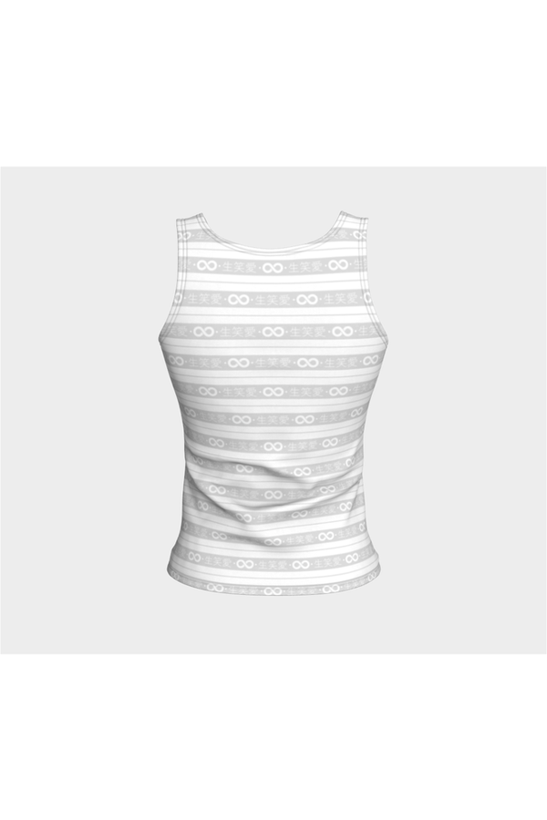 Live Laugh Love Fitted Tank Top - Objet D'Art