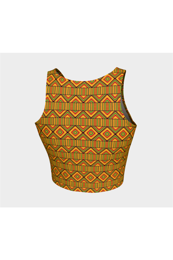 Kente Print Crop Top - Objet D'Art