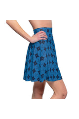 ROYALTY BLUE Women's Skater Skirt - Objet D'Art
