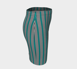 Vintage Print Fitted Skirt - Objet D'Art