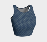 Diamond and Dot Athletic Crop Top - Objet D'Art