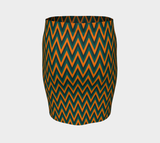 Herringbone Fitted Skirt - Objet D'Art