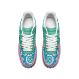 Floral Bouquet Unisex Low Top Leather Sneakers - Objet D'Art