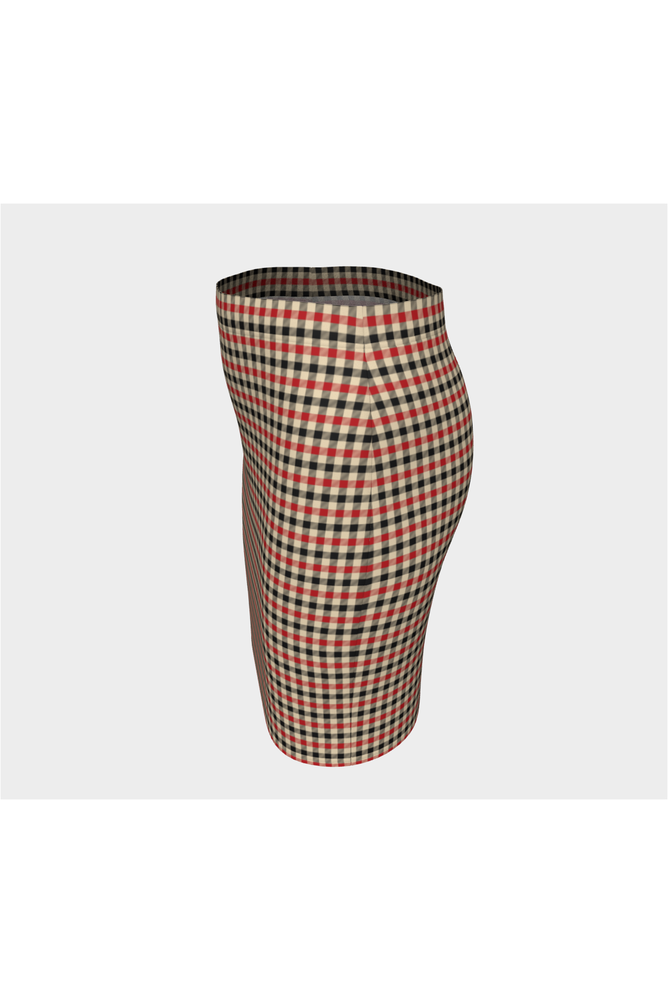 Plaid Fitted Skirt - Objet D'Art