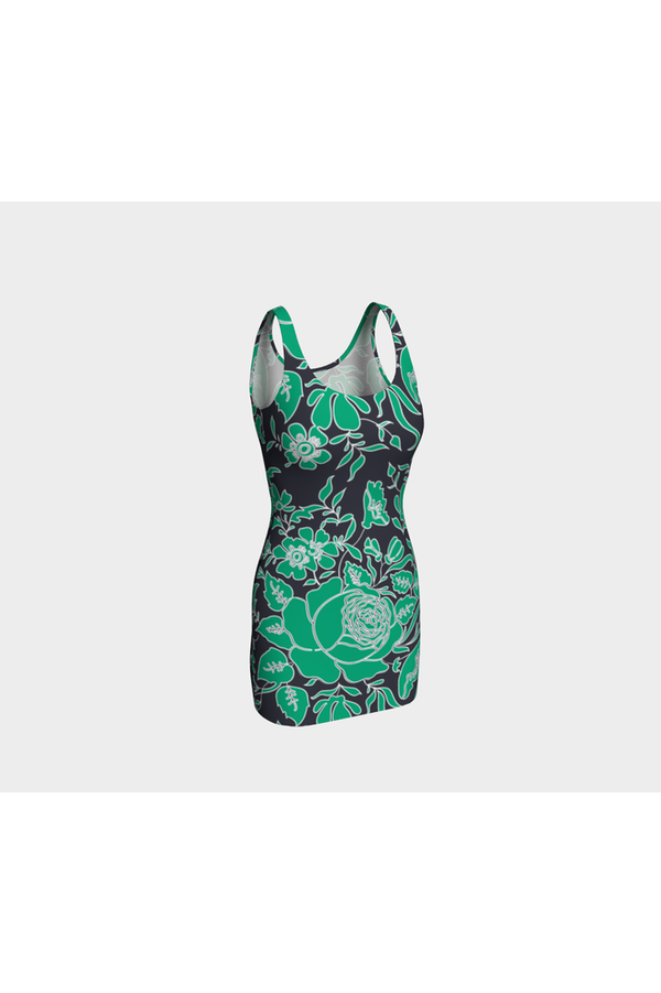 Floral Flow Bodycon Dress - Objet D'Art