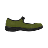 pineapple green Mila Satin Women's Mary Jane Shoes (Model 4808) - Objet D'Art