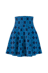 ROYALTY BLUE Women's Skater Skirt - Objet D'Art