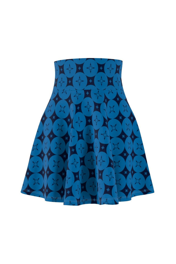 ROYALTY BLUE Women's Skater Skirt - Objet D'Art