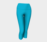 Blue Atoll Yoga Capris - Objet D'Art